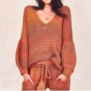 Loveshackfancy Rio Russet Alpaca Sweater M